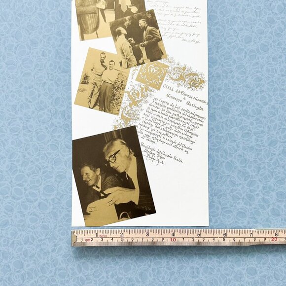 1990s Gold Book Battaglia  Ad • Foil Look • Euro Glamour Vintage Decor - Picture 9 of 10